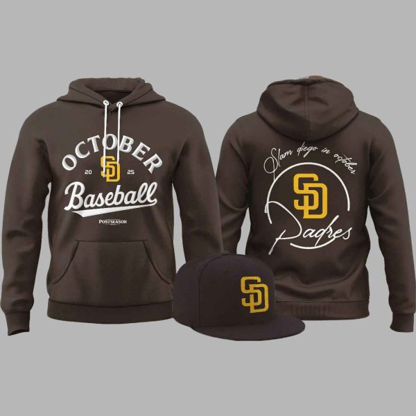 Padres Slam Diego October Postseason Shirt 3