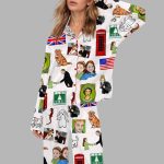 Parent Trap Movie Silky Satin Pajama Set