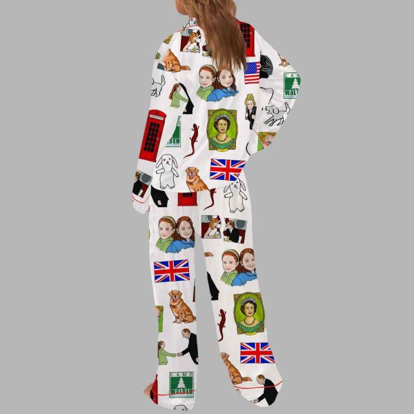 Parent Trap Movie Silky Satin Pajama Set 3