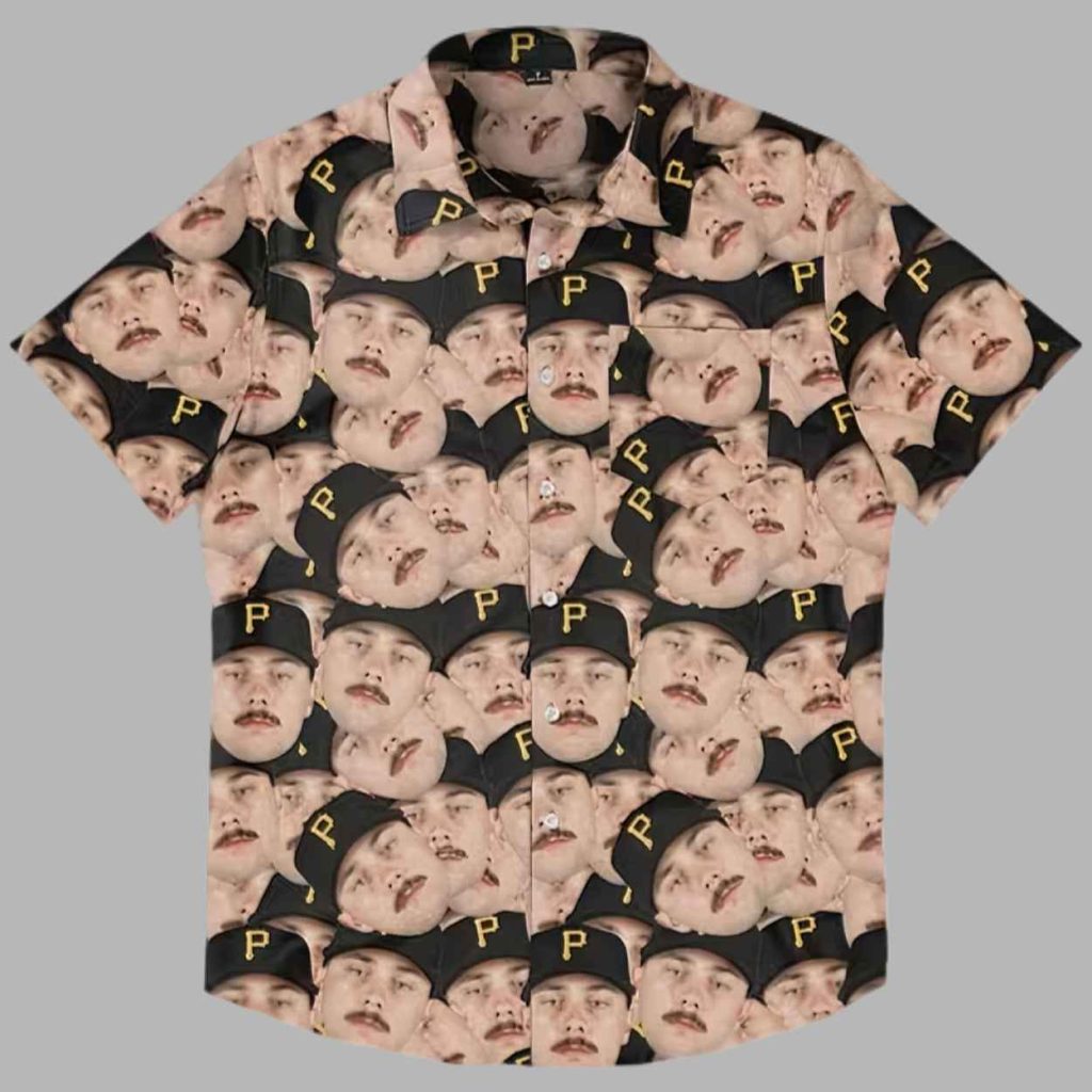 Paul Skenes Face Forever Hawaiian Shirt 3