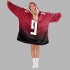 Penix Jr 9 Atlanta Football Unisex Blanket Hoodie 2