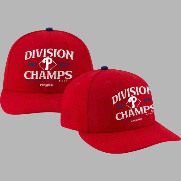 Phillies 2025 NL East Division Champions Cap 3