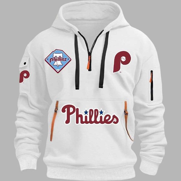 Phillies 2025 Quarter Zip Hoodie 2