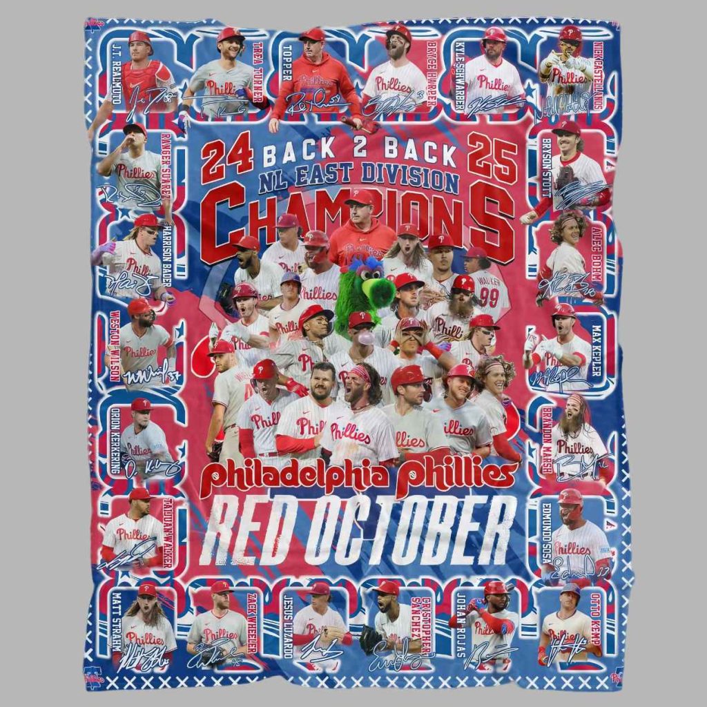 Phillies Blanket Red October 2025 Blanket 3