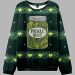 Pickle Slut Y2K Ugly Christmas Sweater