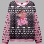 Pink Ratz Y2K Christmas Knit Ugly Christmas Sweater