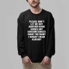 Please Dont Let Me Buy Any More Books Shirt 2