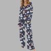 Polar Express Christmas Silky Satin Pajama Set 3