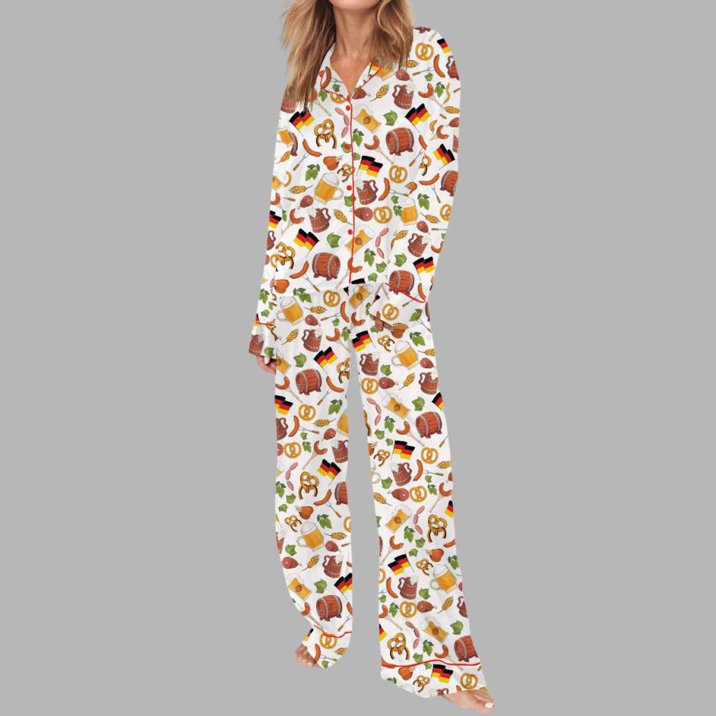 Prost Oktoberfest Silky Satin Pajama Set 2