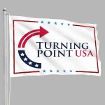RIP Charlie Kirk Turning Point Flag