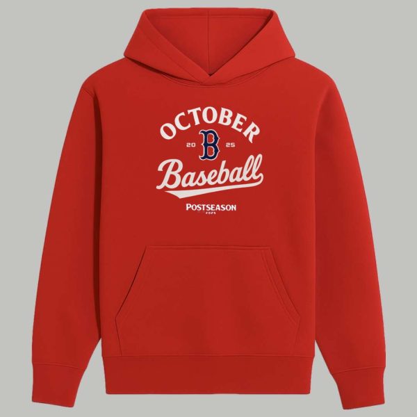 Red Sox October Baseball 2025 Postseason Shirt