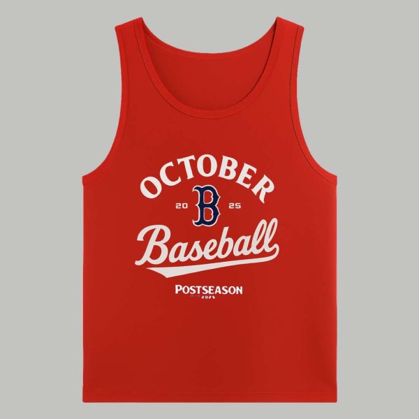 Red Sox October Baseball 2025 Postseason Shirt