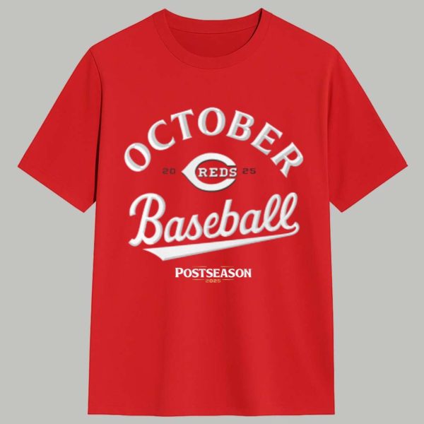 Reds 2025 October Baseball Shirt 2