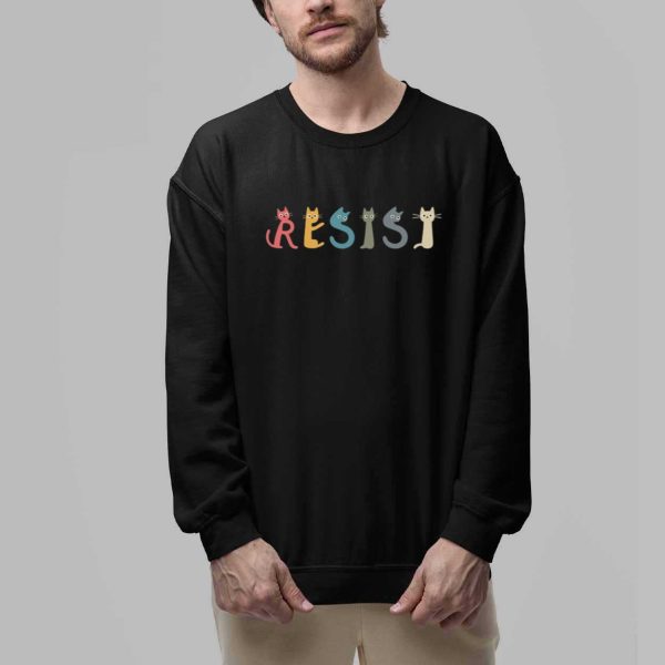 Resist Cat Lady Shirt 2