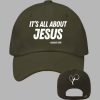 Retro Its All About Jesus Charlie Kirk Print Baseball Cap 4