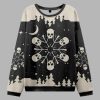 Snowflake Skull Ugly Christmas Sweater 2