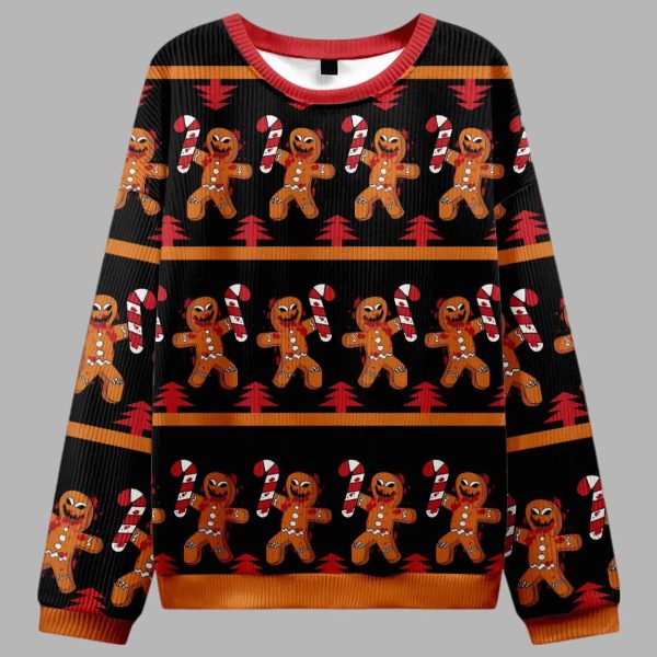 Spooky Gingerbread Ugly Christmas Sweater 2