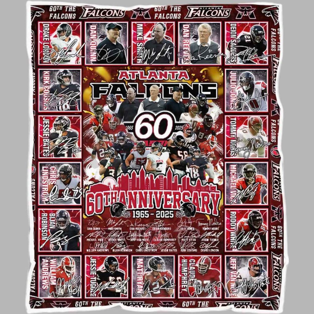 The Falcons 60th Anniversary 1965 2025 Blanket 3 The Falcons 60th Anniversary 1965 2025 Blanket 3