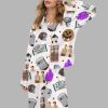The Vampire Silky Satin Pajama Set 1