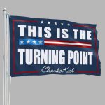 This Is The Turning Point Charlie Kirk Flag