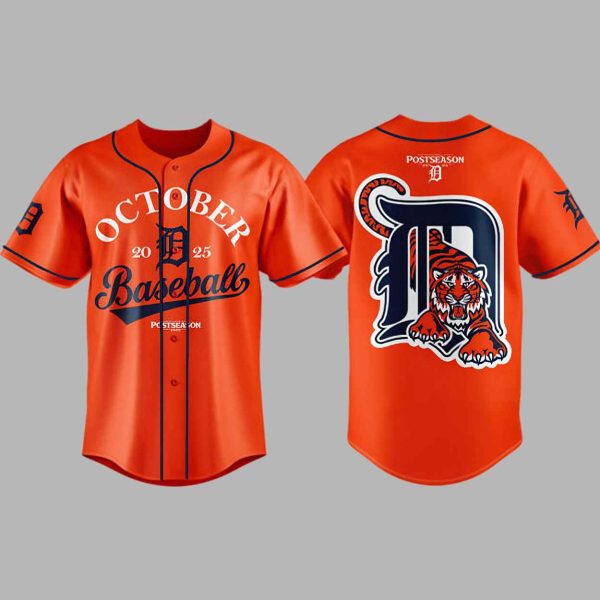 Tigers 2025 October Postseason Jersey 2