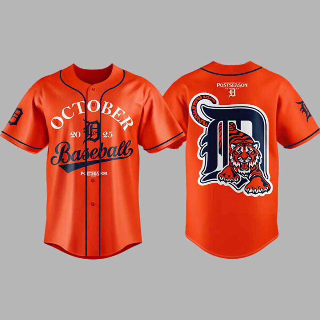 Tigers 2025 October Postseason Jersey 3