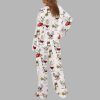 Tipsy Snowman Silky Satin Pajama Set 2