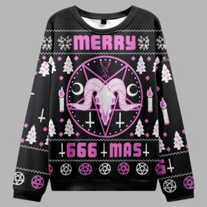 Merry 666 Mas Ugly Christmas Sweater 2