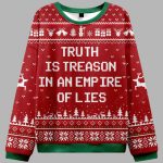 Truth Is Treason Ugly Christmas Sweater