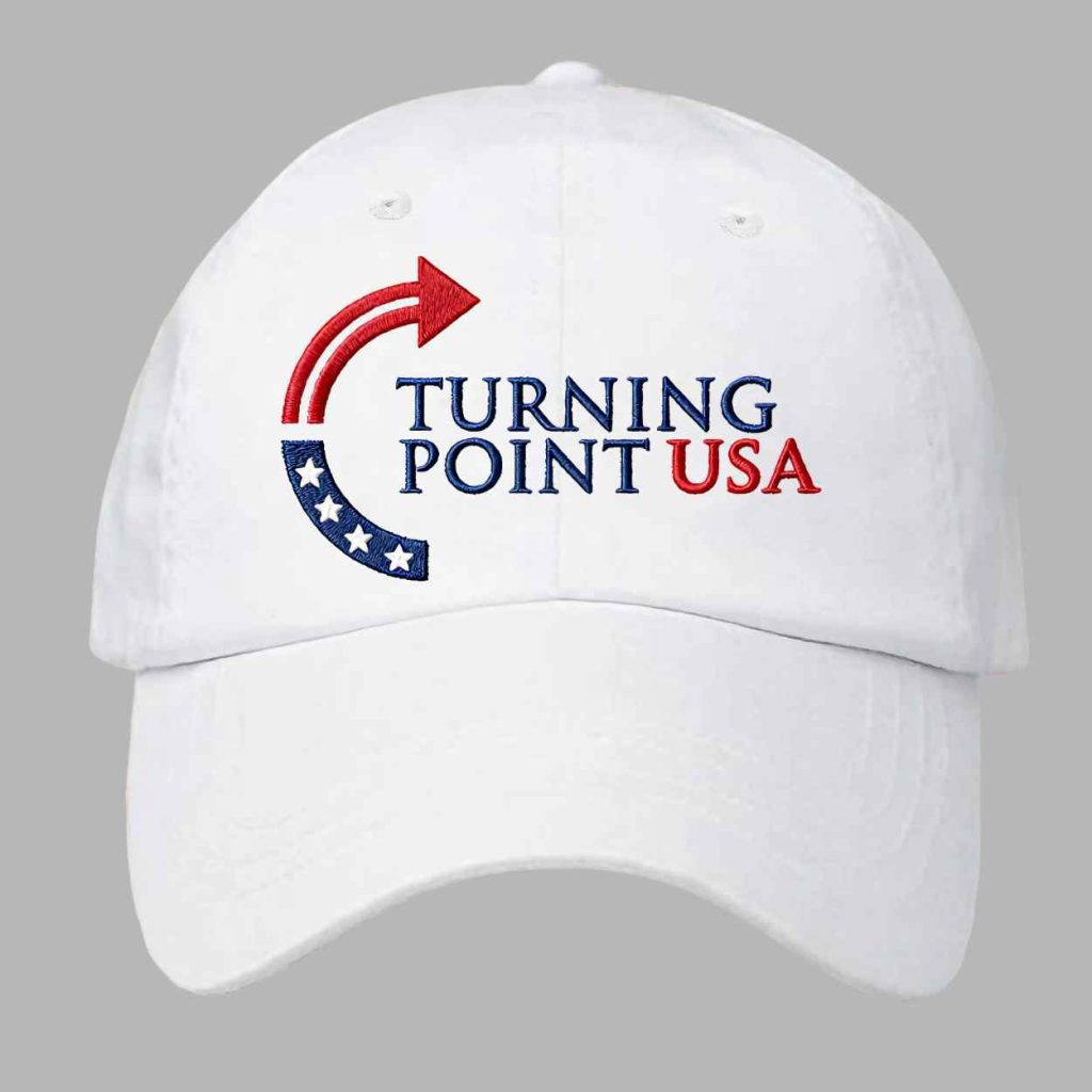Unisex Charlie Kirk Turning Point USA Trump Commemorative Print Hat 1