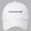 Unisex Vintage Freedom Print Hat 2