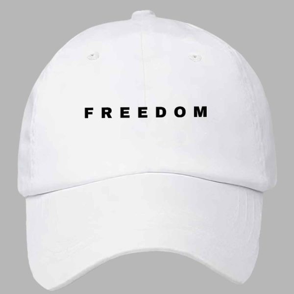 Unisex Vintage Freedom Print Hat 2