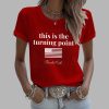 Womens Charlie Kirk This is the Turning Point Pride T Shirt 1