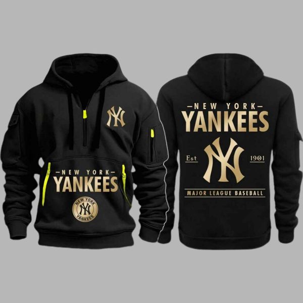 Yankees EST 1901 Quarter Zip Hoodie 3