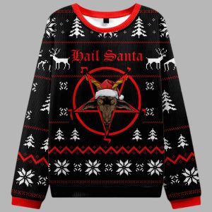 Hail Santa Ugly Christmas Sweater 2