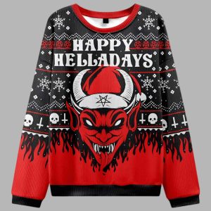 Happy Helladays Ugly Christmas Sweater 2