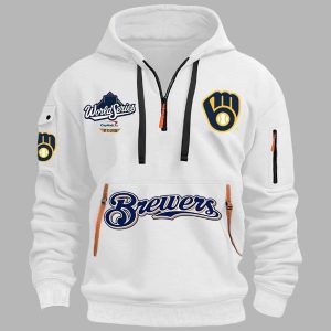 Brewers World Series 2025 Quarter Zip Hoodie 1