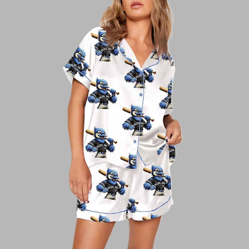 2025 Blue Jays Baseball World Series Pajama Set 2 2025 Blue Jays Baseball World Series Pajama Set 2