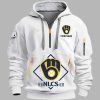 2025 Brewers NLCS Quarter Zip Hoodie 3