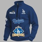 2025 Dodgers NL Champions Quarter Zip Sweatshirt