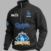 2025 Dodgers NL Champions Quarter Zip Sweatshirt 4 2025 Dodgers NL Champions Quarter Zip Sweatshirt 3