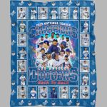 2025 Dodgers NL Champs Back to Back Blanket