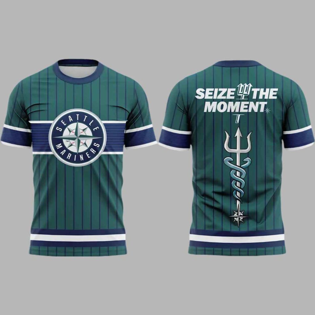 2025 Seattle Mariners Seize The Moment Shirt 3