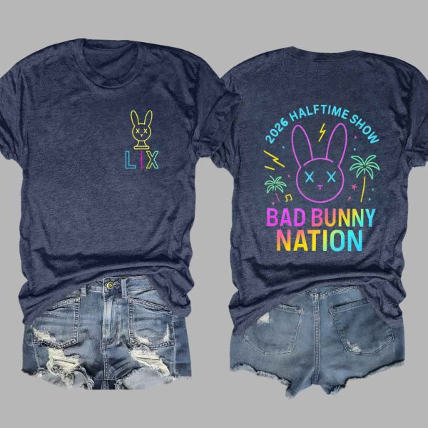 2026 Halftime Show Bad Bunny Nation Shirt 3