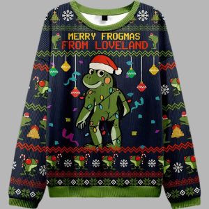 Merry Froghas From Lovelahd Ugly Christmas Sweater 2