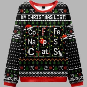 My Christmas List Ugly Christmas Sweater 2