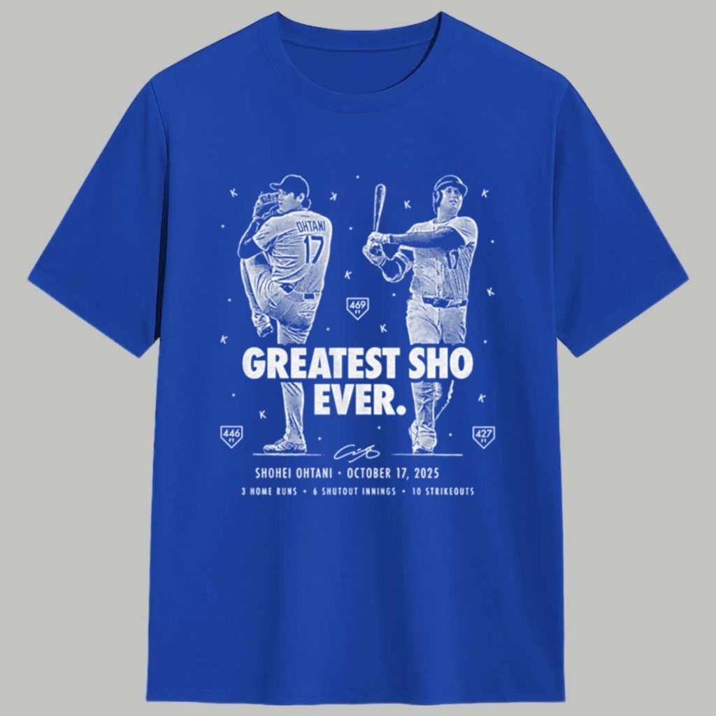 Yoshinobu Yamamoto Shohei Ohtani Greatest Sho Ever Shirt