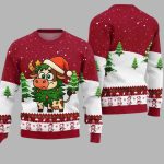 Adorable Santa Cow Ugly Christmas Sweater