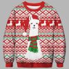 Alpaca Ugly Christmas Sweater 1