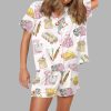 Bakery Silky Satin Pajama Set 5